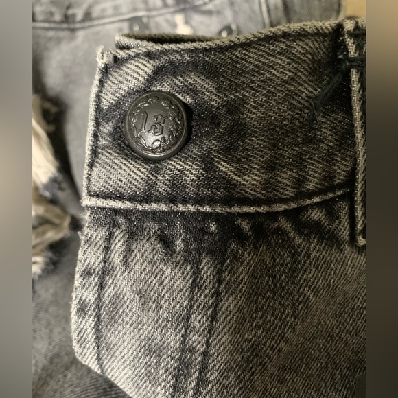 R13 shredded slouch short - Picture 4 of 11